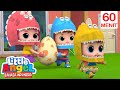 Pesta dinosaurus kecil  little angel  kartun anak anak  moonbug kids indonesia