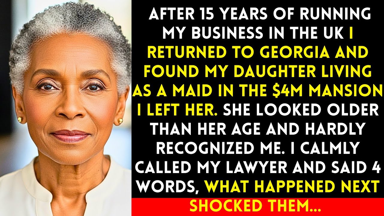 After 15 years In The UK I Returned To See My Daughter Live As A Maid In The $4M Mansion I Left Her