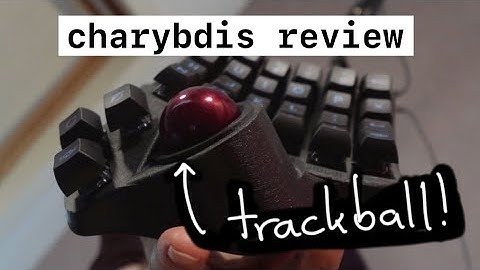 Charybdis by BastardKB REVIEW - It can work if you beware the trackball