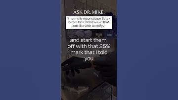 Daxxify Reconstitution | Dr. Mike Lafkas | Daxxify Split-Face Trial