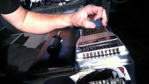 How to Fine Tune a Pedal Steel Guitar By Sammy Bones