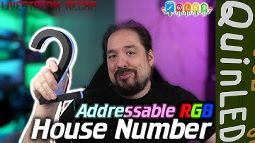 💡QuinLED💡 Making a WLED Addressable LED house sign!