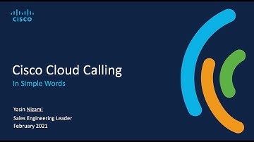 Cisco Cloud Calling | Webex Calling In Simple Words by Cisco Sales Engineering Leader