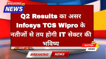 Q2 Results 2025: TCS, Infosys, Wipro Impact on IT Sector & Nifty IT