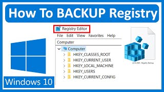 how to backup registry windows 10