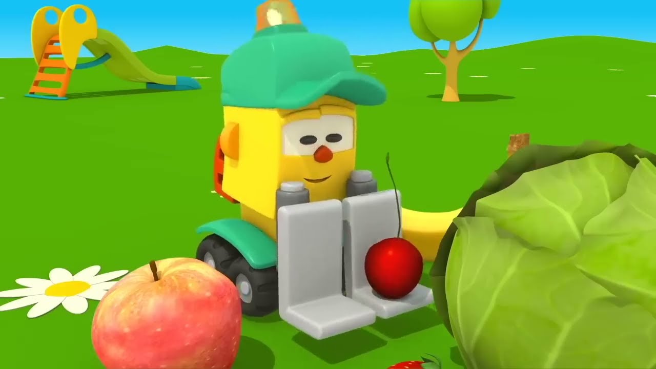 Leo the Truck Kids Cartoons: Learn Colors & Vehicles for Kids. Fun Adventures with Leo