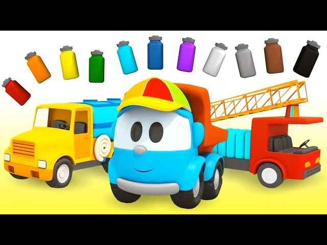 Leo the truck kids cartoons: Learn colors & vehicles for kids class=