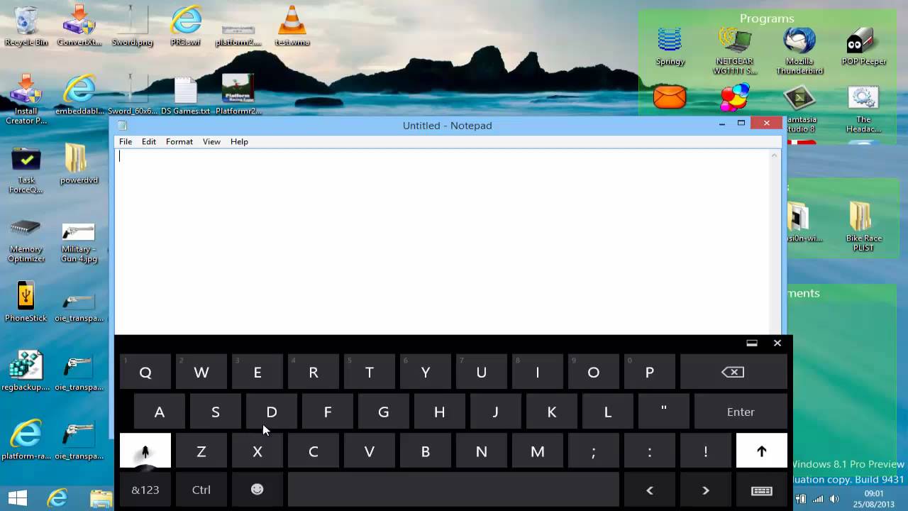 How to get Unicode in a txt file in Windows 8 - YouTube