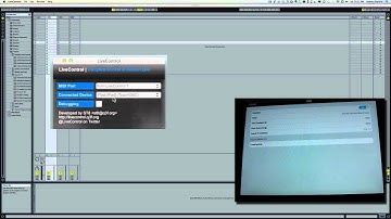 Controlling Ableton Live from iPad with TouchOSC