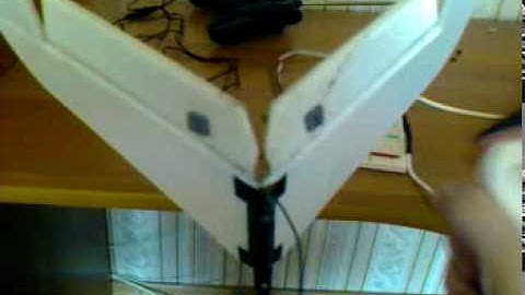 RC plane controlled by wii nunchuk