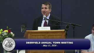 Deerfield Annual Town Meeting  -  May 11, 2026