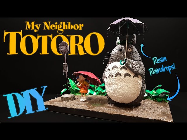 My Neighbor Totoro BUS STOP Diorama // DIY Studio Ghibli Crafts class=