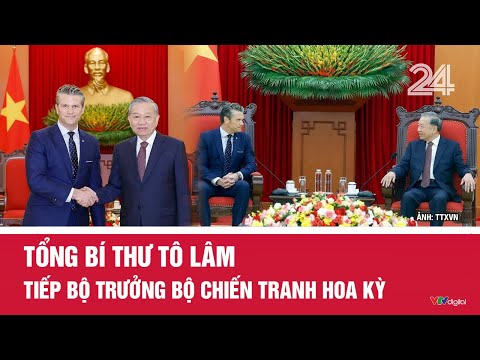 Tổng Bí thư Tô Lâm tiếp Bộ trưởng Bộ Chiến tranh Hoa Kỳ | VTV24