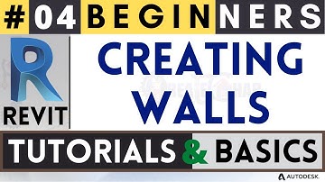 #04 Beginners / Creating Walls / Revit Tutorials & Basics / in Hindi / revit arch / architecture