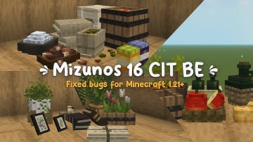 🌿 Mizuno’s 16 CIT 1.21 Bug Fix Update for Minecraft Bedrock Edition 🌿
