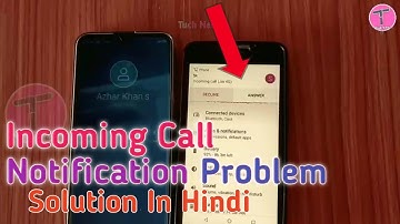 Redmi incoming call not show notification | Redmi incoming call not showing on android