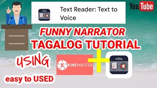 TEXT READER || TEXT TO VOICE || USING KINEMASTER || TAGALOG TUTORIAL screenshot 3