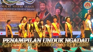 PENAMPILAN UNDUK NGADAU AKHIR PERINGKAT NEGERI KDCA SABAH 2024