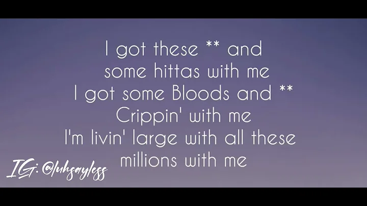 Nba youngboy: Emo Rockstar lyric video (clean version)