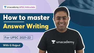 How to Master Answer Writing | UPSC Mains Strategy 2021-22 | With G Rajput
