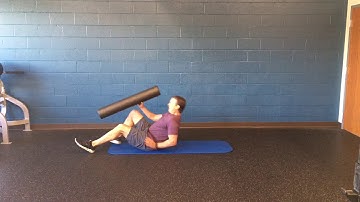 Foam Roller Reverse Crunch