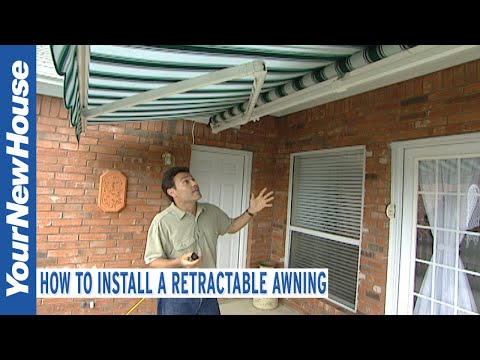 How to Install a Retractable Awning - Fix it