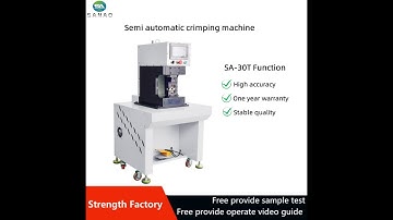 Servo motor hexagon crimping machine for 90 ° Angled tubular cable lugs