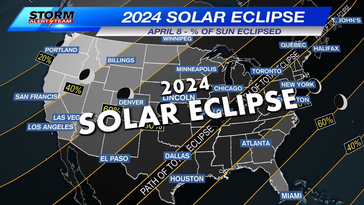 Solar Eclipse 2024 - Cloud Forecast! - YouTube