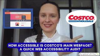 How accessible is Costco's main webpage A quick web accessibility audit