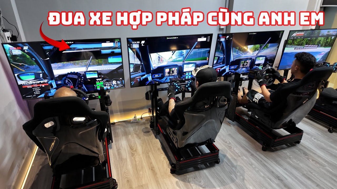 Đua Xe Hơi Với Anh Em Chưa Bao Giờ Dễ Như Vậy ! SIM RACING LT9 - YouTube