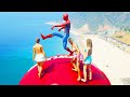 GTA 5 spiderman VS Girl &amp; flash Water Ragdolls Funny Moments #Shorts