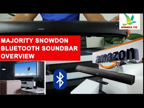 MAJORITY SNOWDON BLUETOOTH SOUNDBAR UNBOXING, OVERVIEW AND HOW TO SET UP/CONNECT TO BLUETOOTH DEVICE