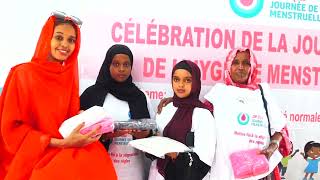 ITV Arabe Mr Abas Idris Awaleh Prof d'arabe Célebration de la Journée Mondiale de l'hygiéne Menstrue