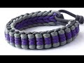 How to Make 4 Row Mad Max Style Endless Falls Paracord Survival Bracelet - CBYS Tutorial – DIY