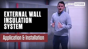 Application and installation of an external wall insulation system