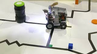 RoboCup Junior Rescue Line 2023 | 1. run, Team BitFlip German Championship