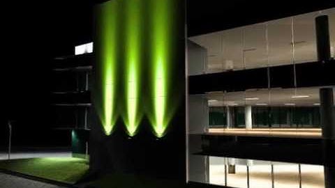 Color Changing Lighting Made by DIALux & renderd By POV Ray