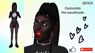 💖 Contenido personalizado para tu Sim MUJER - #Sims4 - | Ropa Gótica | #CC #CAS | Speed Sim ✔