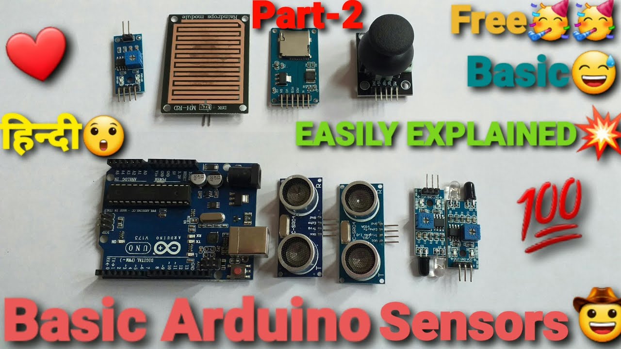 Basic Arduino Sensors|PART-2|Basic Arduino Course For Beginners🥳|# ...
