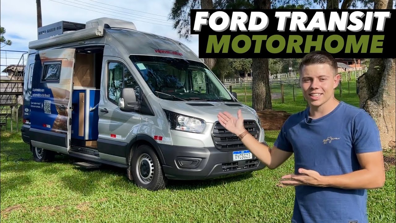 Teste de viagem | Ford Transit AUTOMÁTICA MotorHome | Curiosidade Automotiva
