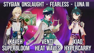Stygian Onslaught Luna III Lv. 5 Fearless | Genshin Impact 6.0