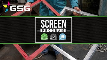 GSG Green Screen Program | Reuse, Re-stretch and Refresh Your Screens|