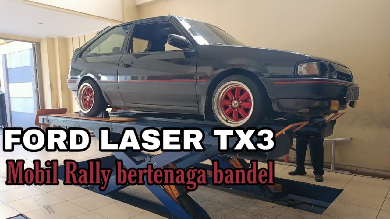 Ford laser TX3, mobil bandel bertenaga, RALLY Car pada masanya - YouTube