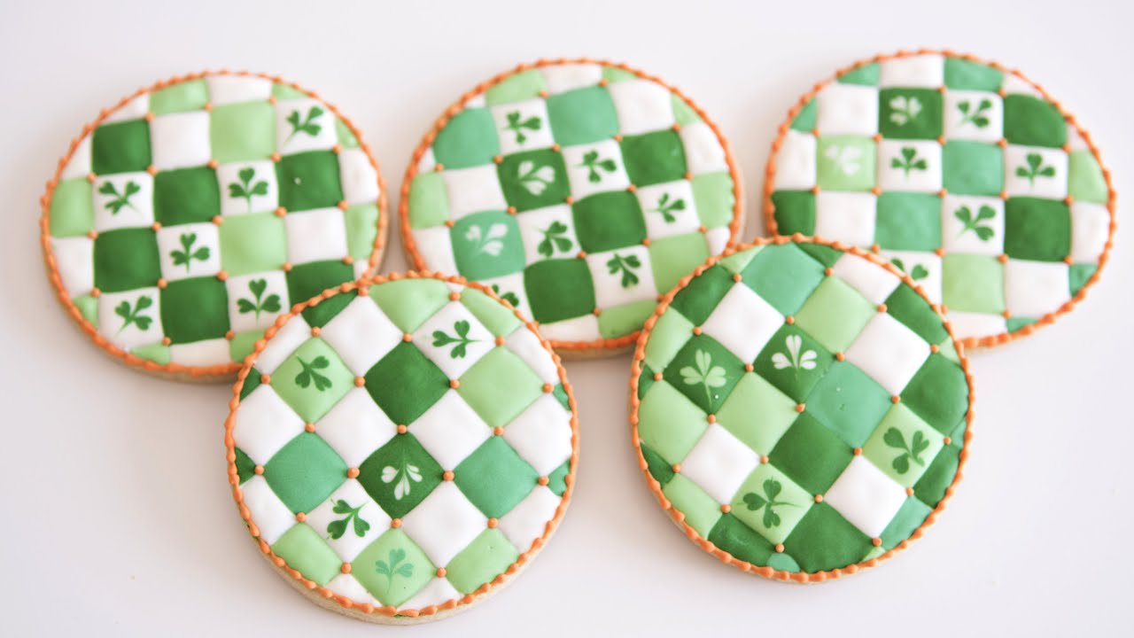 SHAMROCK TUFTED COOKIES for Saint Patrick's Day ☘️☘️☘️
