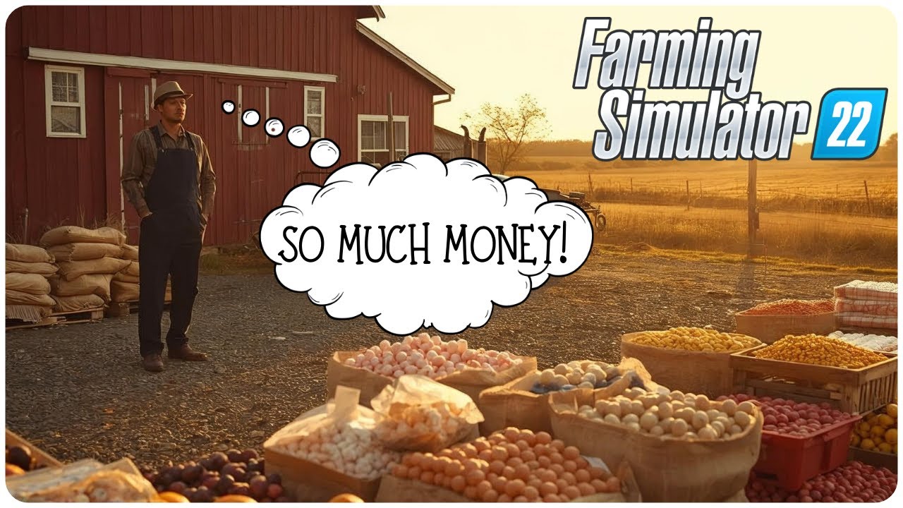 Farming Simulator 22: $1 млн легко и без модов на PS5 — секреты заработка для новичков раскрыты