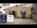 Inverex Nitrox 3kw s-p hybrid Inverter with powerwall lithium battery 24 volt #nitrox #viralvideos