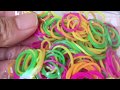100均のカラフルゴムキットを使ってブレスレットを作ってみた！Colorful rubber bracelet