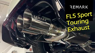 2023 Honda Civic Type R FL5 REMARK Sport Turing exhaust install