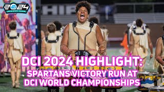 DCI 2024 Spartans 'YouTopia' Victory Run Highlight at DCI World Championship Finals 🏜️ | FloMarching