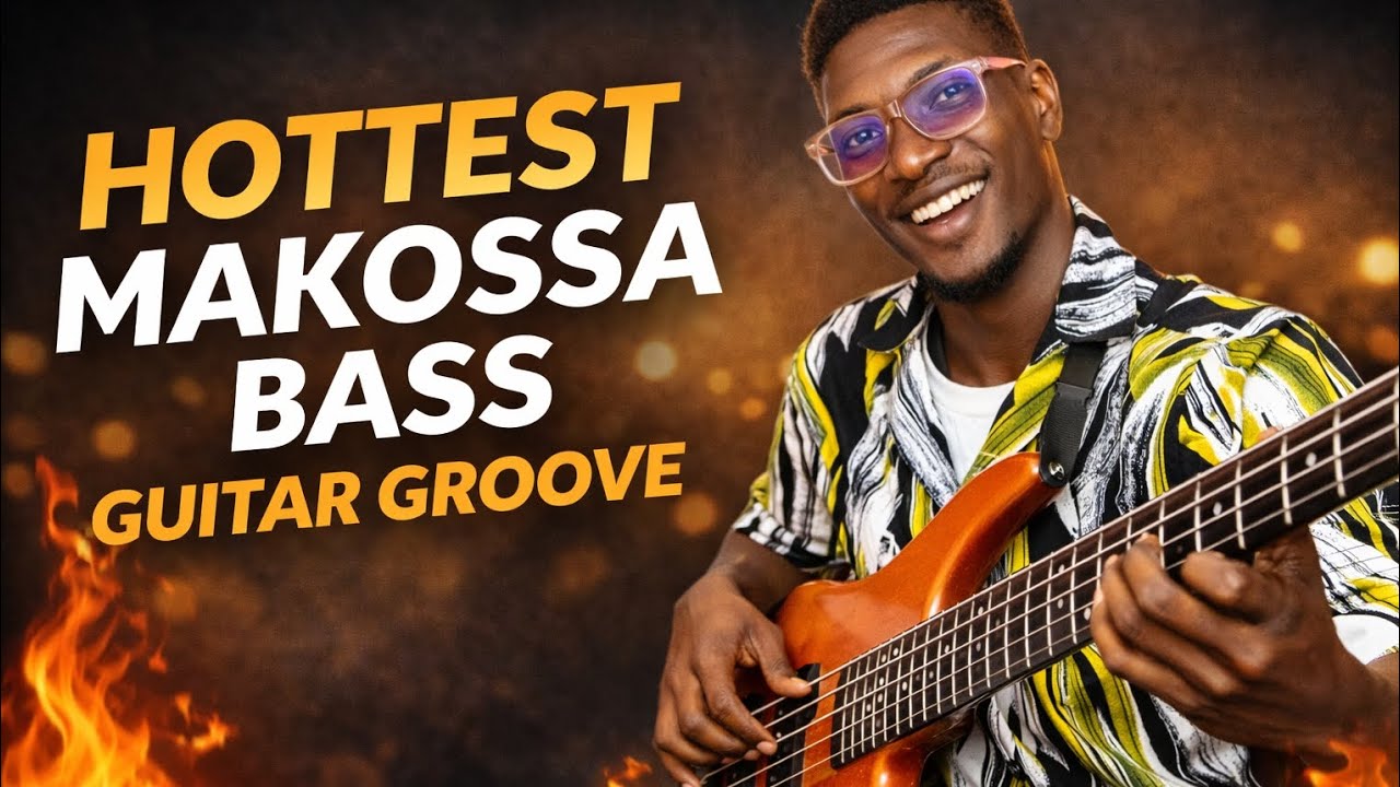 Hottest African Makossa Praise Bass Guitar Groove 🔥🎸